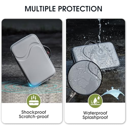ZORBES Carrying Case for Insta360 X4 Camera, PU Hard Shell Bag with Detachable Shoulder Strap & Handle Anti-scratch Lycra Liner Design Travel Carry Bag Accessories Bag for Insta360 X4 Camera ZORBES Carrying Case for Insta360 X4 Camera, PU Hard Shell Bag with Detachable Shoulder Strap & Handle Anti-scratch Lycra Liner Design Travel Carry Bag Accessories Bag for Insta360 X4 Camera